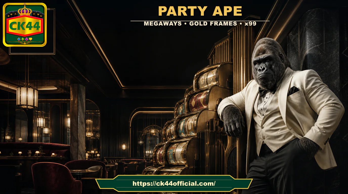 CK44 Party Ape Megaways and Gold Frame feature guide